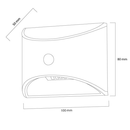 3X Solar wandlamp Flint RVS met bewegingsmelder op zonne energie