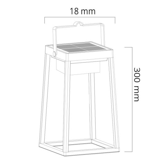Brendz Slimme Solar Tafellamp Yuma