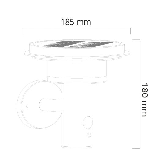 Brendz Solar Wandlamp Durban