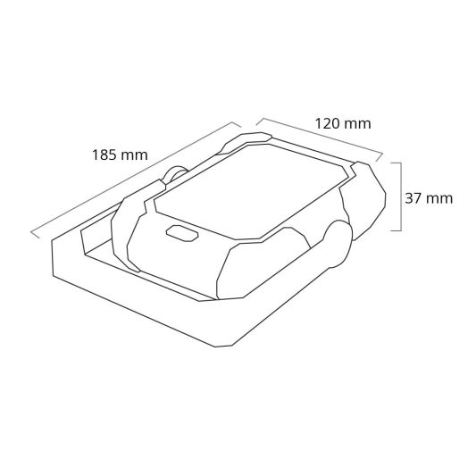 Led werklamp Handy met magnetische standaard en powerbank functie