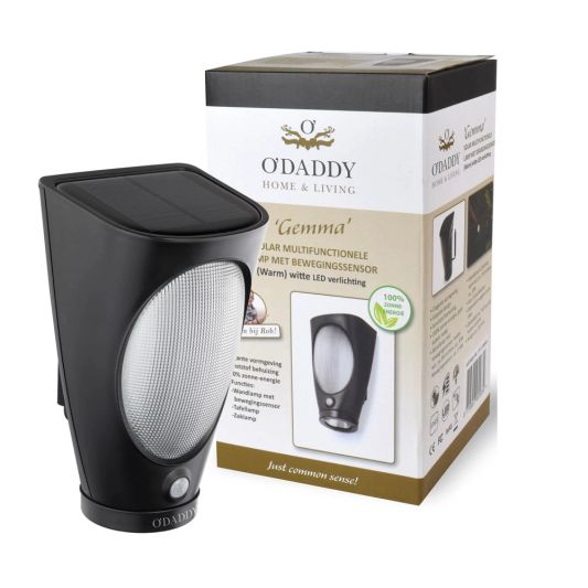O'DADDY Solar Wand-Tafel-Zaklamp GEMMA