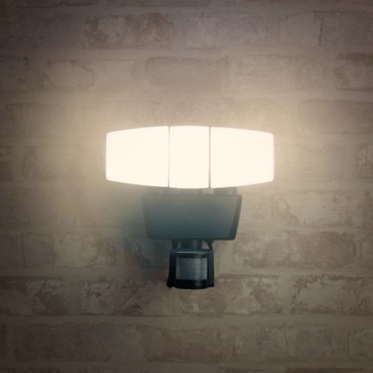 Solar beveiligingslamp Butler met bewegingsmelder en los paneel