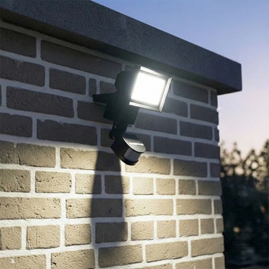 Solar beveiligingslamp James I met bewegingsmelder en los paneel