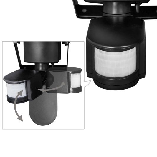 Solar beveiligingslamp James II met bewegingsmelder en los paneel