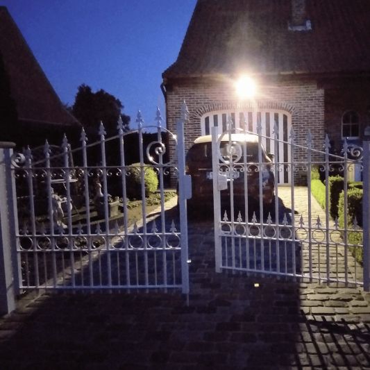 Solar beveiligingslamp Secur II met bewegingsmelder los paneel