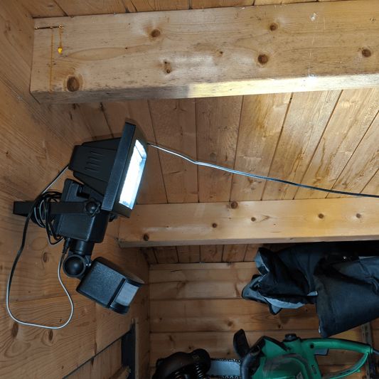 Solar beveiligingslamp Secur II met bewegingsmelder los paneel