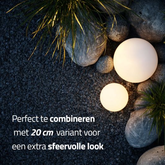 Solar bol lamp (30 cm) met afstandsbediening