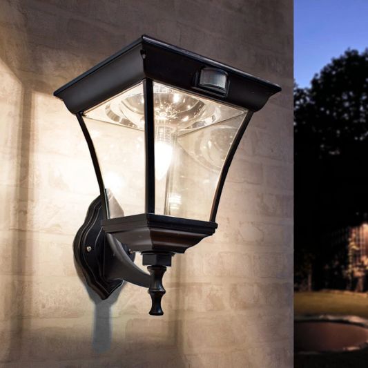 Solar buitenlamp London wandlamp op zonne energie