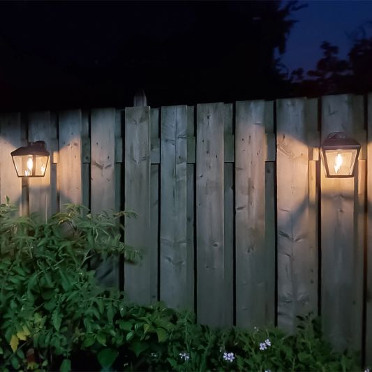 Solar filament LED wandlamp Noah op zonne energie