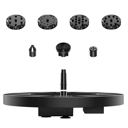 Solar fontein Jet - Fontein op zonne energie - Warm wit licht - Meerdere effecten