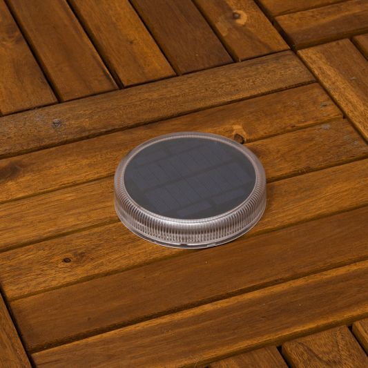 Solar grondspot Round op zonne energie voordeelset van 8 stuks