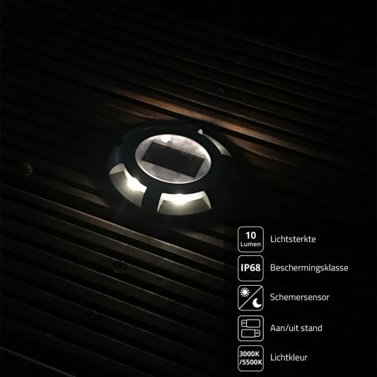 Solar grondspot Shield op zonne energie