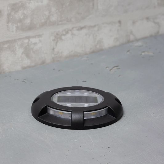 Solar grondspot Shield zwart op zonne energie