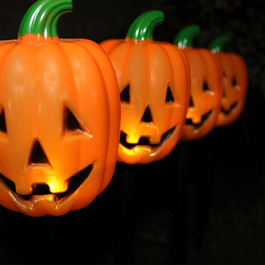 Solar Halloween priklampjes set Dynia