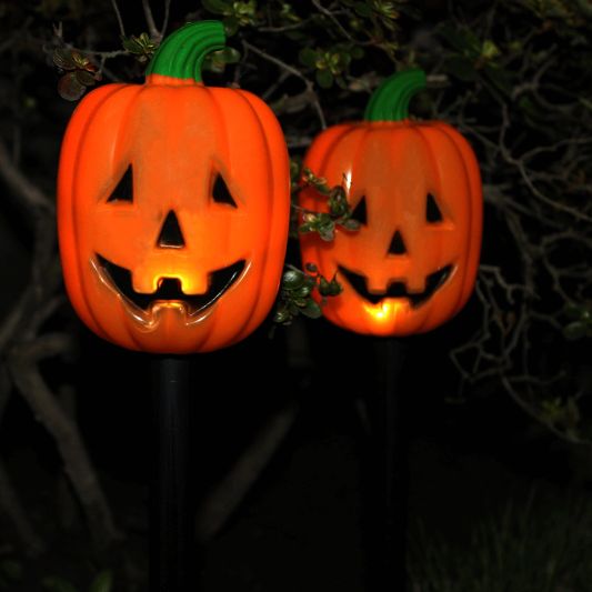 Solar Halloween priklampjes set Dynia