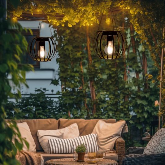 Solar hang- en tafellamp Manor op zonne-energie - Voordeelset van 2 stuks