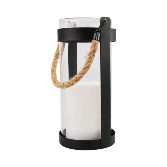 Solar hang- en tafellamp Odin op zonne-energie - Decoratieve buitenlamp met kaars