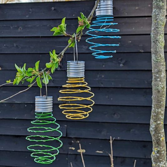 Solar hanglamp Fiesta op zonne energie - Set met meerdere kleuren