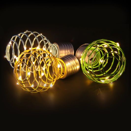 Solar hanglamp Fiesta op zonne energie - Set met meerdere kleuren - Set van 9 stuks