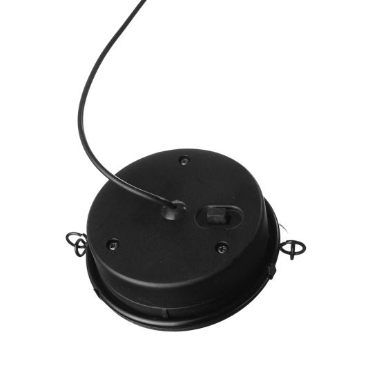 Solar hanglamp Saga Black met schemersensor