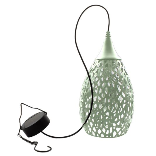 Solar hanglamp Saga Green met schemersensor