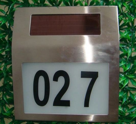 Solar Huisnummer Axel op zonne energie inclusief nummers