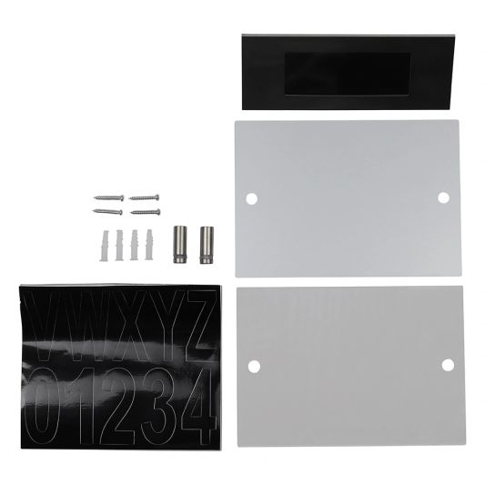 Solar Huisnummer Delta op zonne energie inclusief letters en nummers