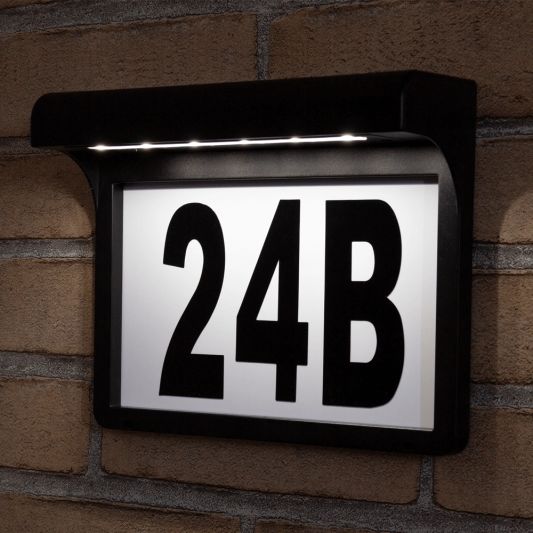 Solar Huisnummer Eta op zonne energie inclusief nummers