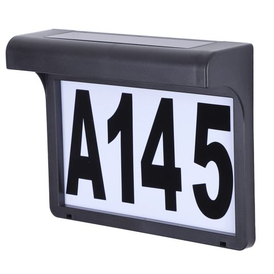 Solar Huisnummer Eta op zonne energie inclusief nummers