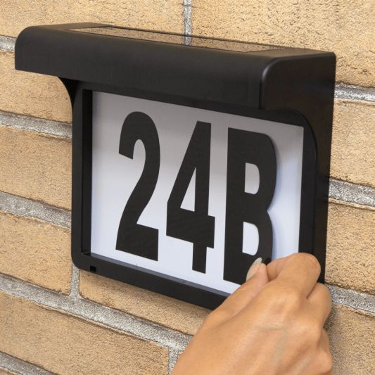 Solar Huisnummer Eta op zonne energie inclusief nummers