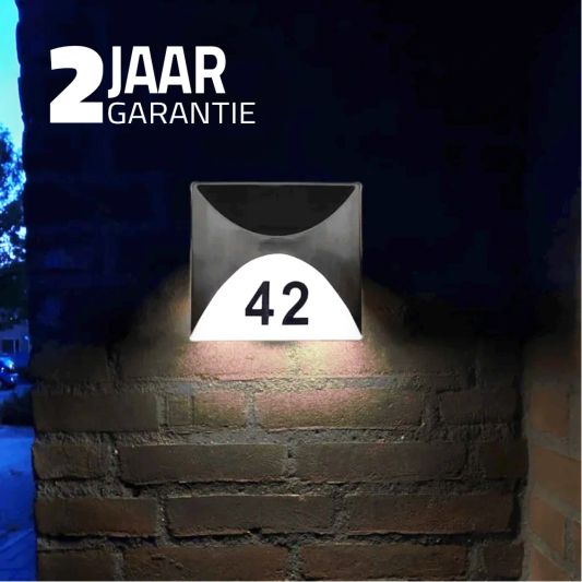 Solar Huisnummer Tau op zonne energie inclusief nummers
