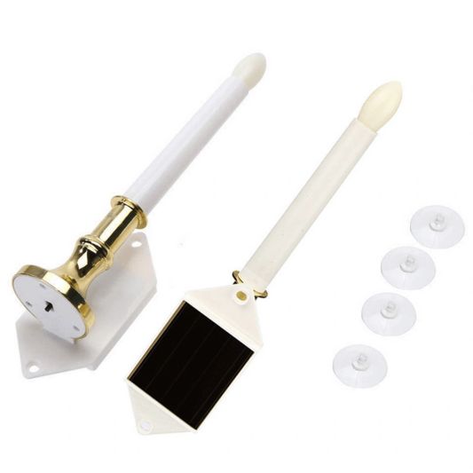 Solar led kaarsen met schemersensor voor binnen