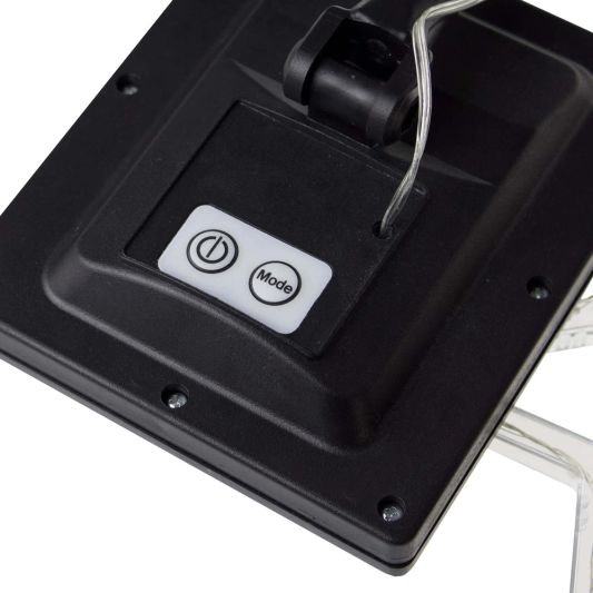 Solar kerstster op zonne-energie - Lichtsnoer met 3 sterren en warm wit licht