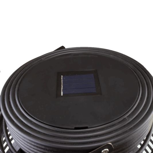 Solar Lantaarn Basket Large Rotanlook lamp op zonne energie