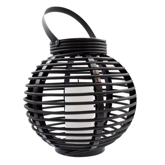 Solar Lantaarn Basket Medium Rotanlook lamp op zonne energie 2017