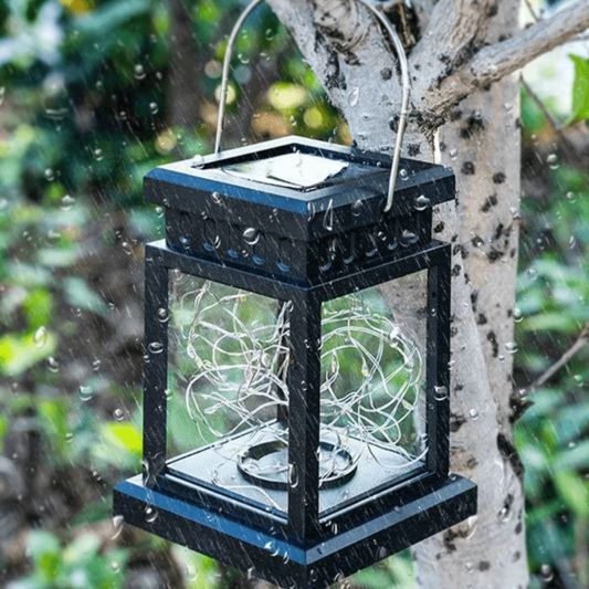 Solar Lantaarn Sterre decoratieve buitenlamp op zonne energie RGB multicolor