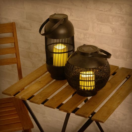 Solar LED bolvormige tafel- en hanglamp Monet