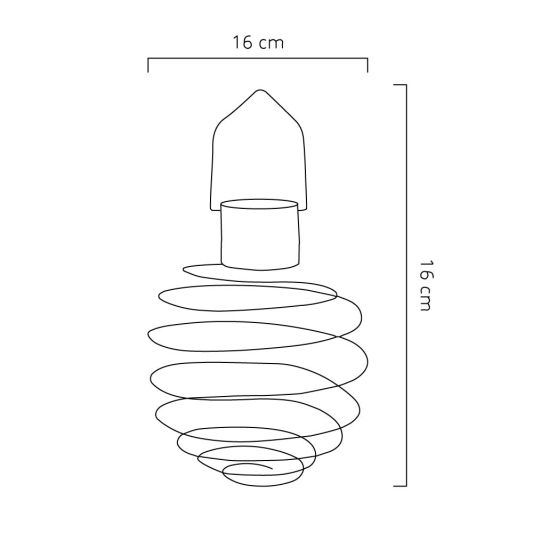 Solar LED hanglamp Fiesta Blue op zonne energie - Set van 9