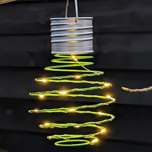 Solar LED hanglamp Fiesta Green op zonne energie - Set van 3