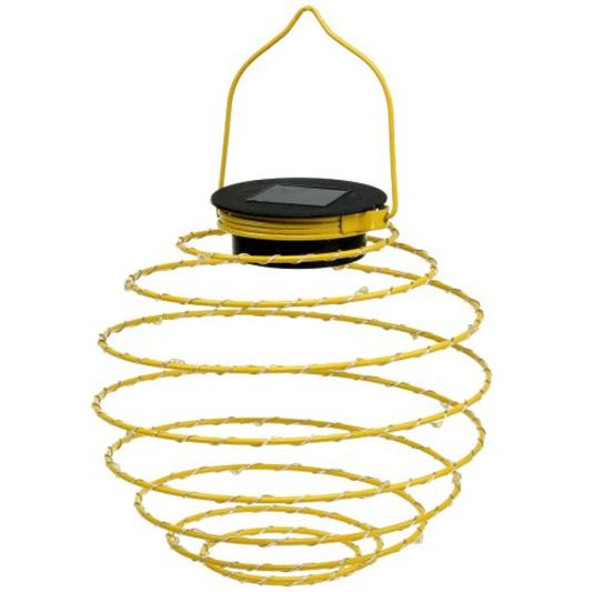 Solar LED hanglamp Fiesta Yellow op zonne energie