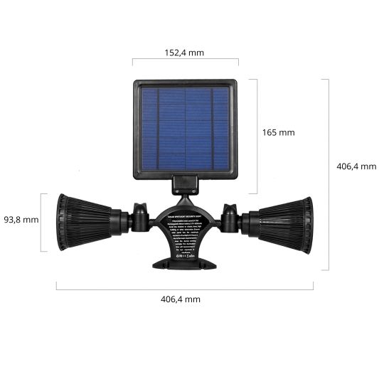 Solar LED lamp Look met bewegingssensor