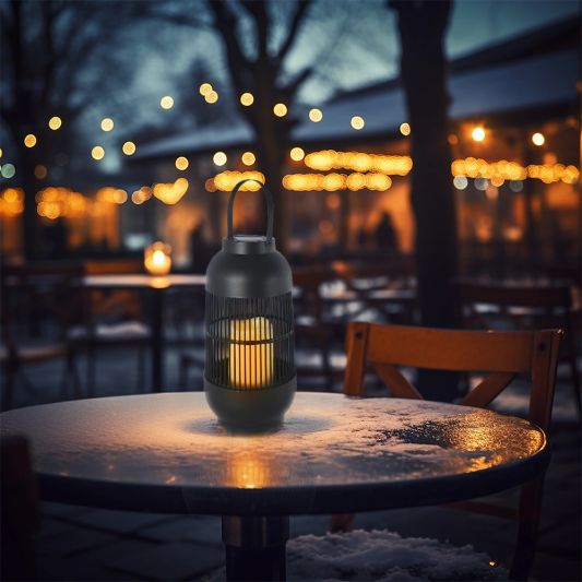 Solar LED langwerpige tafel- en hanglamp Matisse