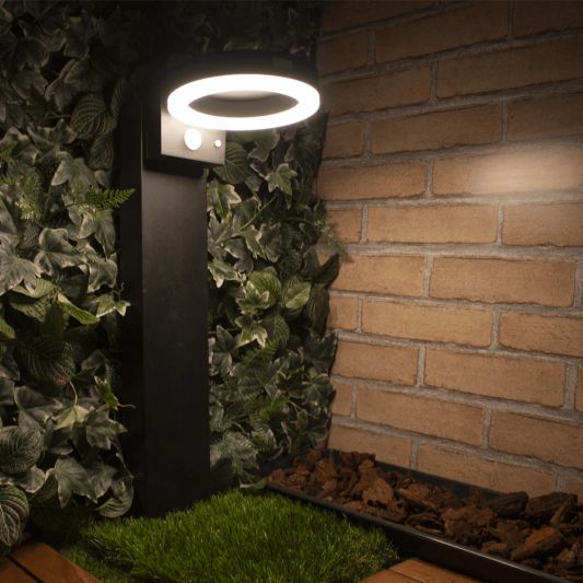 Solar LED staande lamp Asker met bewegingssensor