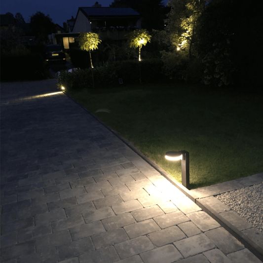 Solar LED staande lamp Asker met bewegingssensor