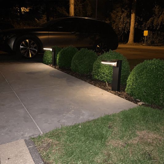 Solar LED staande lamp Asker met bewegingssensor