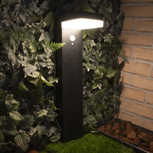 Solar LED staande lamp Oslo met bewegingssensor