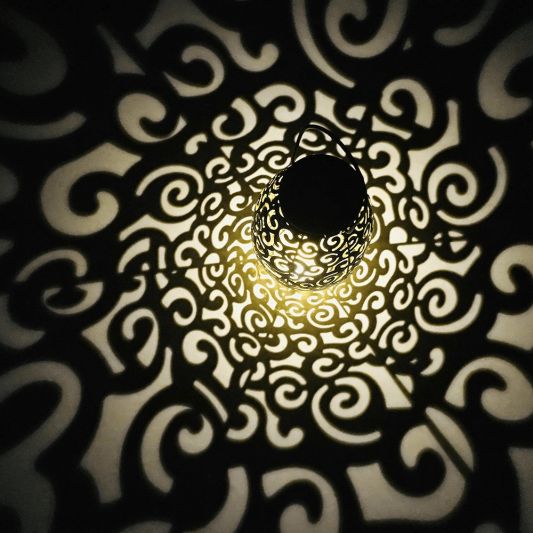 Voordeelset Solar LED tafellamp Agadir 2 stuks op zonne-energie met mooi lichteffect