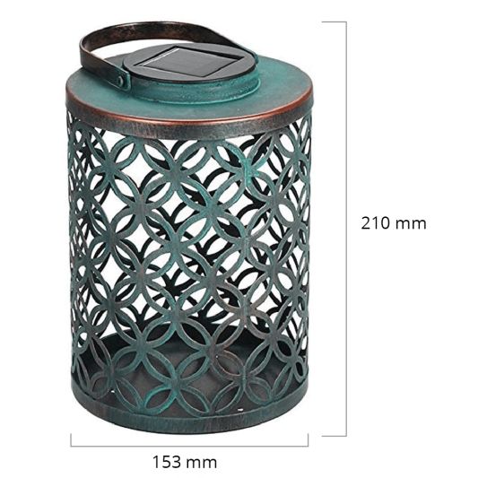 Voordeelset Solar LED tafellamp Kenitra 3 stuks op zonne-energie met handvat