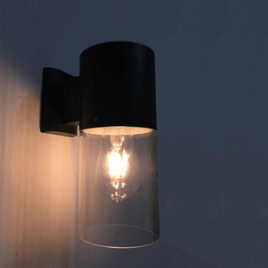 Solar LED wandlamp Fedde op zonne energie - Met filament lamp - Voordeelset van 2 stuks