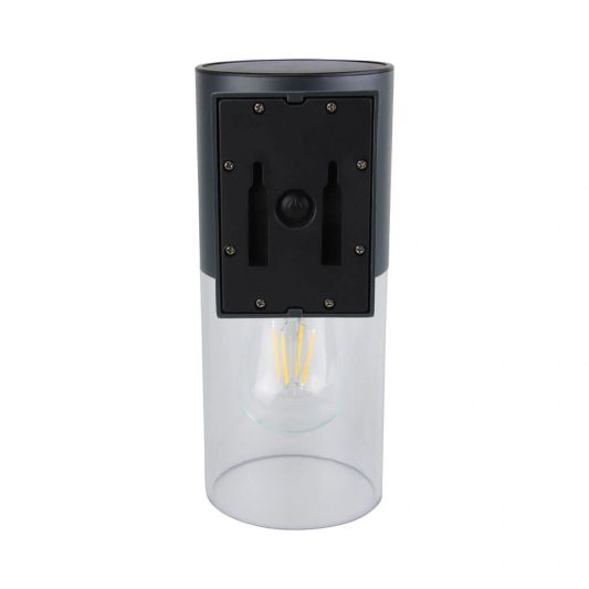 Solar LED wandlamp Fedde op zonne energie - Met filament lamp - Voordeelset van 2 stuks